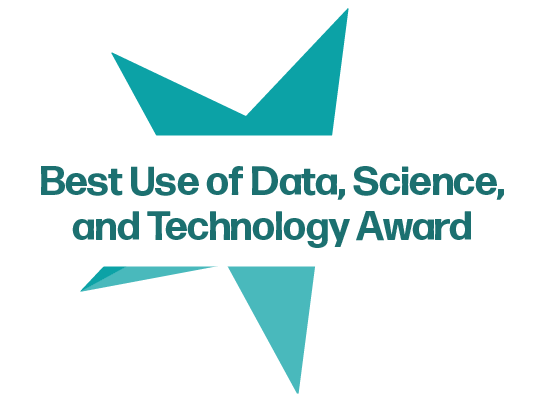 Best Use of Data, Science, and Technology Award star