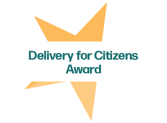 Delivery for Citizens Award star