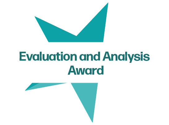 Evaluation and Analysis Award star