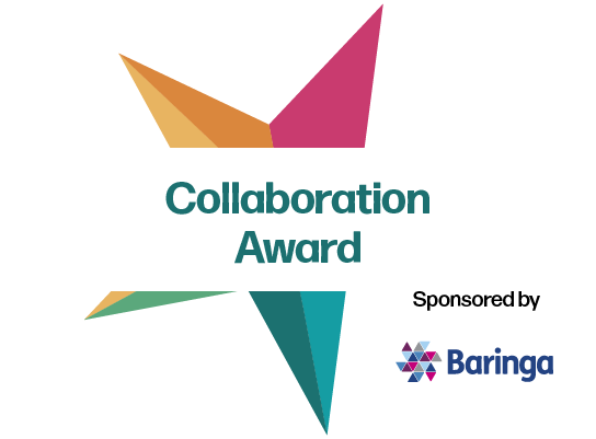 Collaboration Award Star with Baringa logo